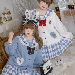 EverythingCuteClub Plus Size More Kawaii Alice Seifuku Tops / Skirt