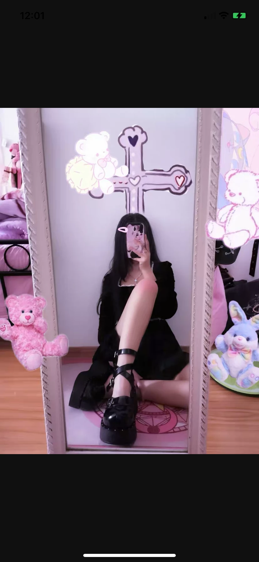 EverythingCuteClub Metal Heart Platform Harajuku Style Shoes Accessories 10 EverythingCuteClub Metal Heart Platform Harajuku Style Shoes Accessories