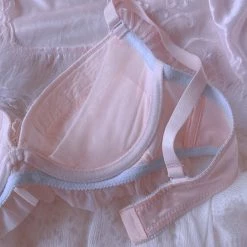 EverythingCuteClub Lingerie + Panties + Sleepwear + Socks Honey Ribbon Bra Underwear One Set 15 EverythingCuteClub Lingerie + Panties + Sleepwear + Socks Honey Ribbon Bra Underwear One Set