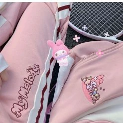 EverythingCuteClub, Kyouko Jackets + Puffs+ Coats 2021SS Pre-order Sanrio Collaboration Mymelody Spring Sportswear 12 EverythingCuteClub, Kyouko Jackets + Puffs+ Coats 2021SS Pre-order Sanrio Collaboration Mymelody Spring Sportswear