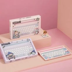 EverythingCuteClub Keyboard+Headphones +Mouses Colorreco Bluetooth Keyboard For Tablet Phone IPad 8 EverythingCuteClub Keyboard+Headphones +Mouses Colorreco Bluetooth Keyboard For Tablet Phone IPad