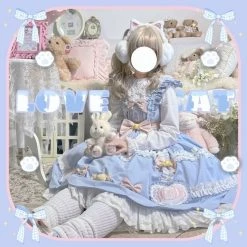 EverythingCuteClub Pre Order Macaroon Soy Milk Lolita JSK Dress Dress + Rompers