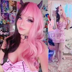 EverythingCuteClub Strawberry Muffins Black Pink Hair Wigs 11 EverythingCuteClub Strawberry Muffins Black Pink Hair Wigs