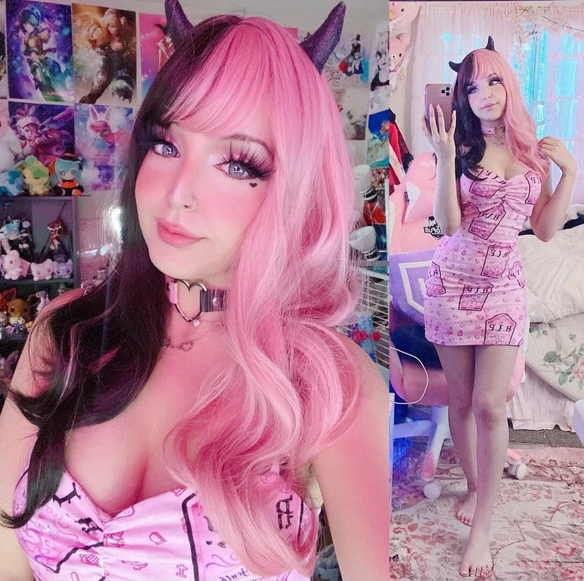 EverythingCuteClub Strawberry Muffins Black Pink Hair Wigs 7 EverythingCuteClub Strawberry Muffins Black Pink Hair Wigs