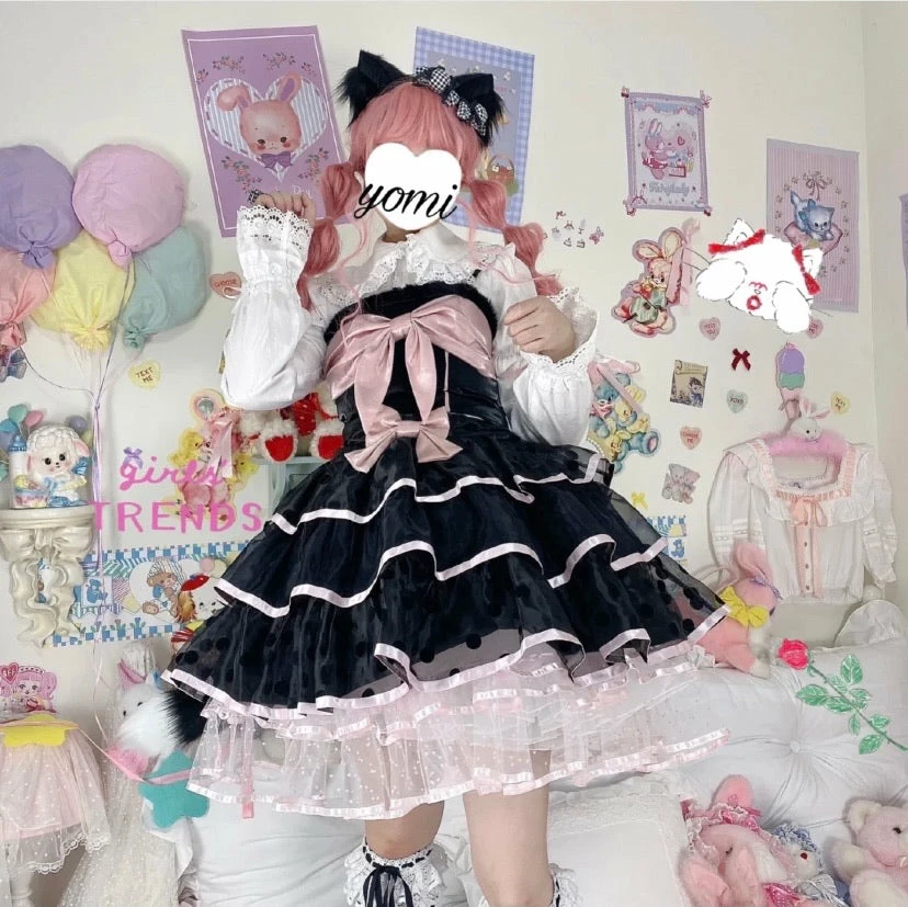 EverythingCuteClub Pre-order Be Your Sweet Kitty (top/ Skirt) Lolita Dress 13 EverythingCuteClub Pre-order Be Your Sweet Kitty (top/ Skirt) Lolita Dress