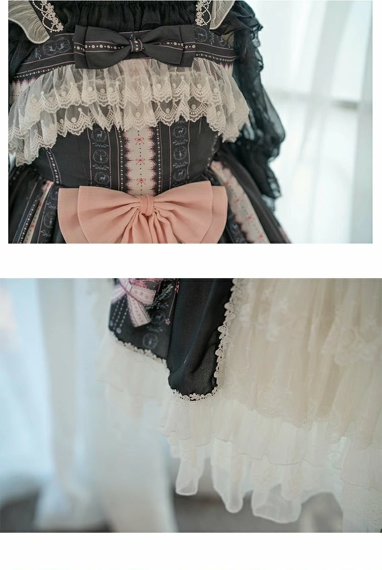 EverythingCuteClub Nara Deer Lolita JSK Dress (no Sleeves) Plus Kawaii Plus Size 12 EverythingCuteClub Nara Deer Lolita JSK Dress (no Sleeves) Plus Kawaii Plus Size