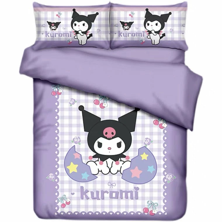 EverythingCuteClub Bed Linen / Bedding Sets Kuromieaster Bed Linen Bedding Set Duvet Cover Bed Sheet Pillow Case 6 EverythingCuteClub Bed Linen / Bedding Sets Kuromieaster Bed Linen Bedding Set Duvet Cover Bed Sheet Pillow Case