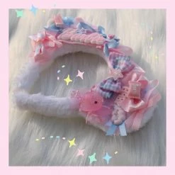 EverythingCuteClub Lolita KC Handmade Sweetie Bear Hair Band