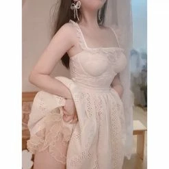 EverythingCuteClub Vintage Nanaco Bralette Lingerie + Panties + Sleepwear + Socks