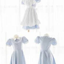 EverythingCuteClub Japan Anime Maid Dress Set Cosplay Dress + Rompers