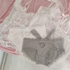 EverythingCuteClub Love Heart High Waist Panties