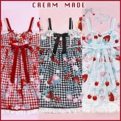 EverythingCuteClub Who Is The Cherry Girl Lolita JSK Dress Dress + Rompers