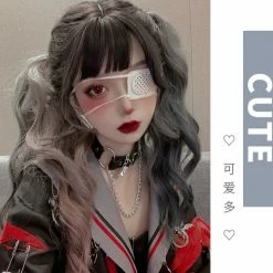 EverythingCuteClub Cute Gradients Coffee Pink Blue Hair Wigs