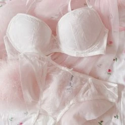 EverythingCuteClub Strap Bra Sweet And Spicy Lingerie Sets (1 Bra+ 1 Panties) Big Size Available Lingerie + Panties + Sleepwear + Socks