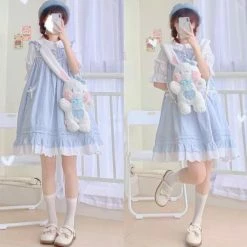 EverythingCuteClub Plushies + Stuffed Toys 4 Ways Rabbit Plushies Bag Handbag Crossbody Bag Backpack Shoulder Bag