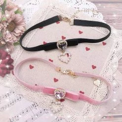 EverythingCuteClub Velvet Choker 2021 Winter Handmade