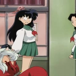 EverythingCuteClub Inuyasha Kagome Higurashi (日暮 かごめ) Same Style Japan Uniform Top Long Sleeve Cosplay / Daily