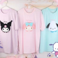 EverythingCuteClub Clearance Sanrio Character Style Mid Length T-shirt