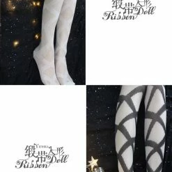 EverythingCuteClub Ribbon Doll Pantyhose Stocking