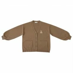 EverythingCuteClub Bear Embroidery Cardigan Sweater