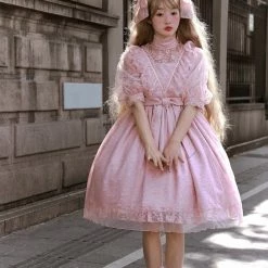 EverythingCuteClub To Tell You Lace Lolita Dress JSK / Lace Shirt 41 EverythingCuteClub To Tell You Lace Lolita Dress JSK / Lace Shirt