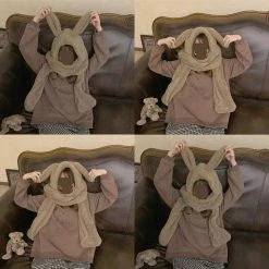 EverythingCuteClub Rabbit / Cat Ear Scarf And Hat Jewellery/Hair Accessories/Hats