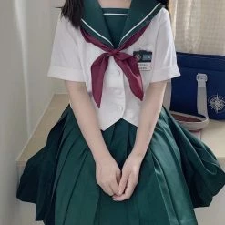 EverythingCuteClub Inuyasha Kagome Higurashi (日暮 かごめ) Same Style Japan Uniform Skirt Cosplay / Daily Top 12 EverythingCuteClub Inuyasha Kagome Higurashi (日暮 かごめ) Same Style Japan Uniform Skirt Cosplay / Daily Top