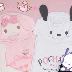 EverythingCuteClub Sanrio Character Hoodie T-shirt Top