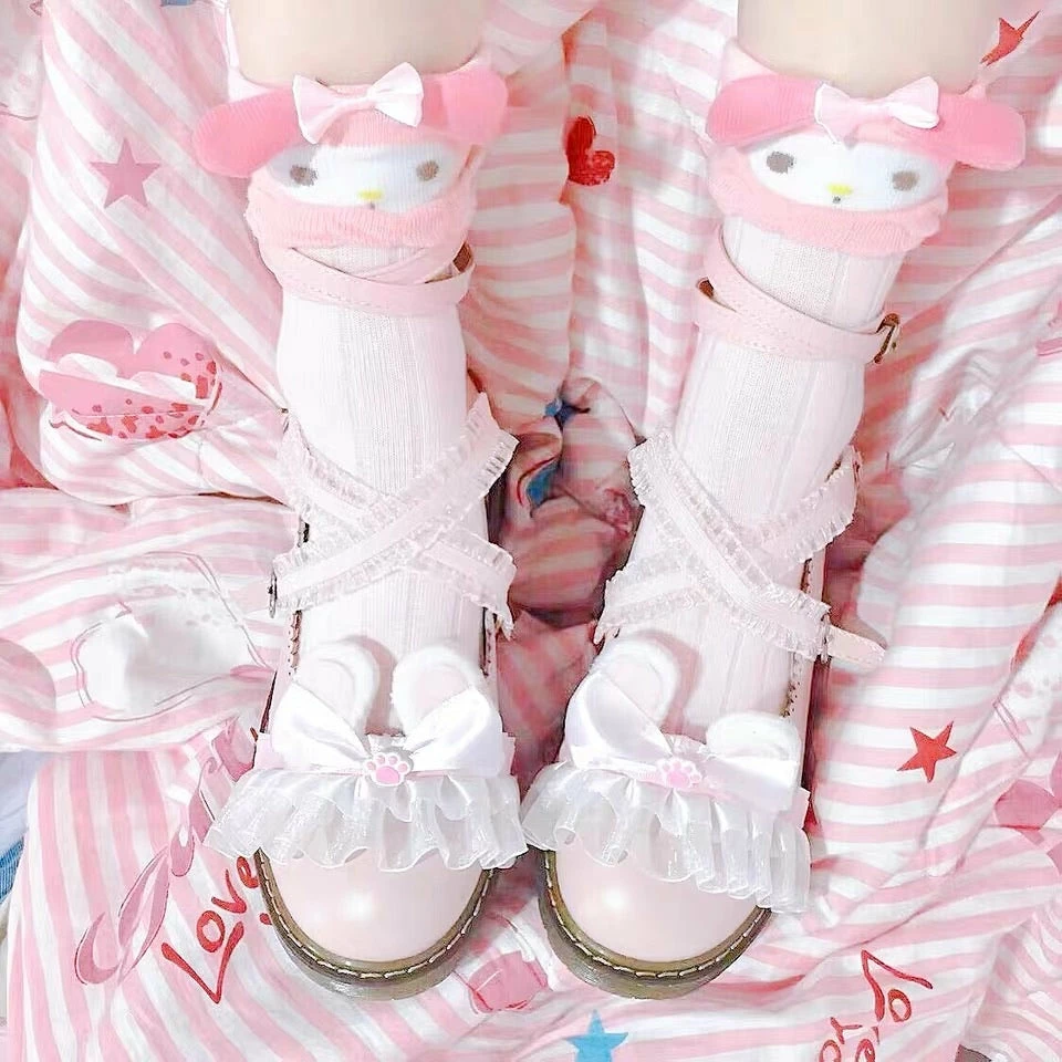 EverythingCuteClub Cinnamorolls My Melody Style Socks 3D Lingerie + Panties + Sleepwear + Socks 9 EverythingCuteClub Cinnamorolls My Melody Style Socks 3D Lingerie + Panties + Sleepwear + Socks