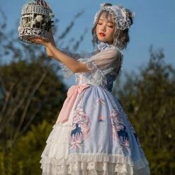 EverythingCuteClub Nara Deer Lolita JSK Dress (no Sleeves) Plus Kawaii Plus Size 18 EverythingCuteClub Nara Deer Lolita JSK Dress (no Sleeves) Plus Kawaii Plus Size