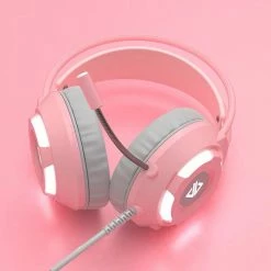 EverythingCuteClub Keyboard+Headphones +Mouses Gaming Punk Pink Mechanical Keyboard + Mouse