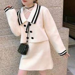 EverythingCuteClub, Bobon21 TB1921 Girly Thick Knit Dress Set