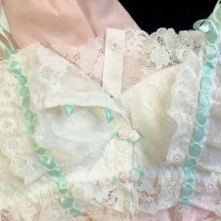 EverythingCuteClub Chinese Style Bralette Set Rose Button Lingerie + Panties + Sleepwear + Socks 18 EverythingCuteClub Chinese Style Bralette Set Rose Button Lingerie + Panties + Sleepwear + Socks