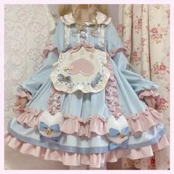 EverythingCuteClub Dress + Rompers Meow Meow Desserts Shop Casual Sweet Winter Lolita Dress