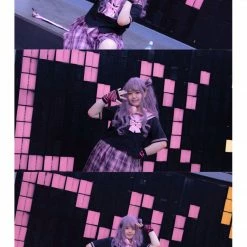 EverythingCuteClub Plus Size More Kawaii Black Pink Plaid Skirt Pleated Skirt 11 EverythingCuteClub Plus Size More Kawaii Black Pink Plaid Skirt Pleated Skirt