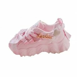 EverythingCuteClub Sweet Lolita Pink Sneakers Handcrafted 11 EverythingCuteClub Sweet Lolita Pink Sneakers Handcrafted