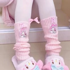 EverythingCuteClub Mymelody / Kuromi Style Loose Socks