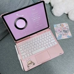 EverythingCuteClub IPad Keyboard +iPad Case Convertible