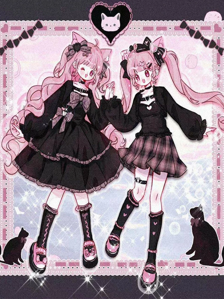 EverythingCuteClub Plus Size More Kawaii Leopard Cat Spicy Girl Set / Dress 7 EverythingCuteClub Plus Size More Kawaii Leopard Cat Spicy Girl Set / Dress