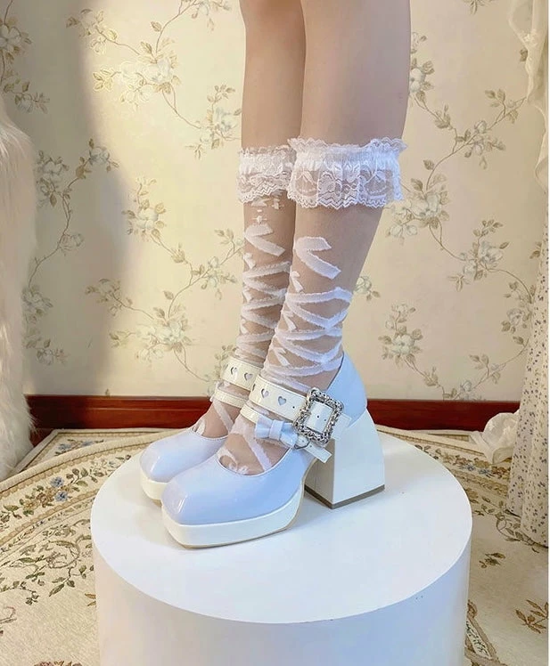 Bingolulu, EverythingCuteClub Bingo Marry Jane Mid Length Heel Shoes Accessories 9 Bingolulu, EverythingCuteClub Bingo Marry Jane Mid Length Heel Shoes Accessories