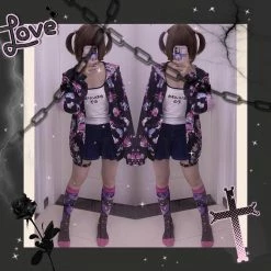 EverythingCuteClub Yume Kawaii Harajuku Style Sour Sweet Jacket Jackets + Puffs+ Coats