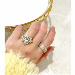 EverythingCuteClub Love Crown Crystal Rhinestone Ring Accessories 10 EverythingCuteClub Love Crown Crystal Rhinestone Ring Accessories