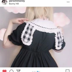 EverythingCuteClub Loveheart Rabbit Casual Lolita One-piece Dress Dress + Rompers