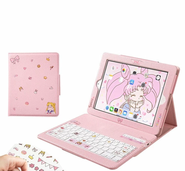 EverythingCuteClub Keyboard+Headphones +Mouses Updated Ipad Bluetooth Keyboard + Ipad Case (white/Pink) 12 EverythingCuteClub Keyboard+Headphones +Mouses Updated Ipad Bluetooth Keyboard + Ipad Case (white/Pink)