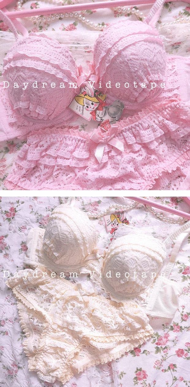 EverythingCuteClub Day Dream Video Tape Bralette Sets Include Panties 6 EverythingCuteClub Day Dream Video Tape Bralette Sets Include Panties