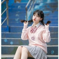 EverythingCuteClub, Kyouko Clearance Sanrio Collaboration Sweater Cinnamoroll Mymelody Pompompurin Kuromo