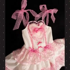 EverythingCuteClub, Creamycuteipie Dress + Rompers Sweet Rabbit Peach Bunny Lolita Dress