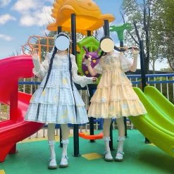 EverythingCuteClub Dress + Rompers Pika Rabbit Dream Lolita Dress Plus Kawaii Plus Size