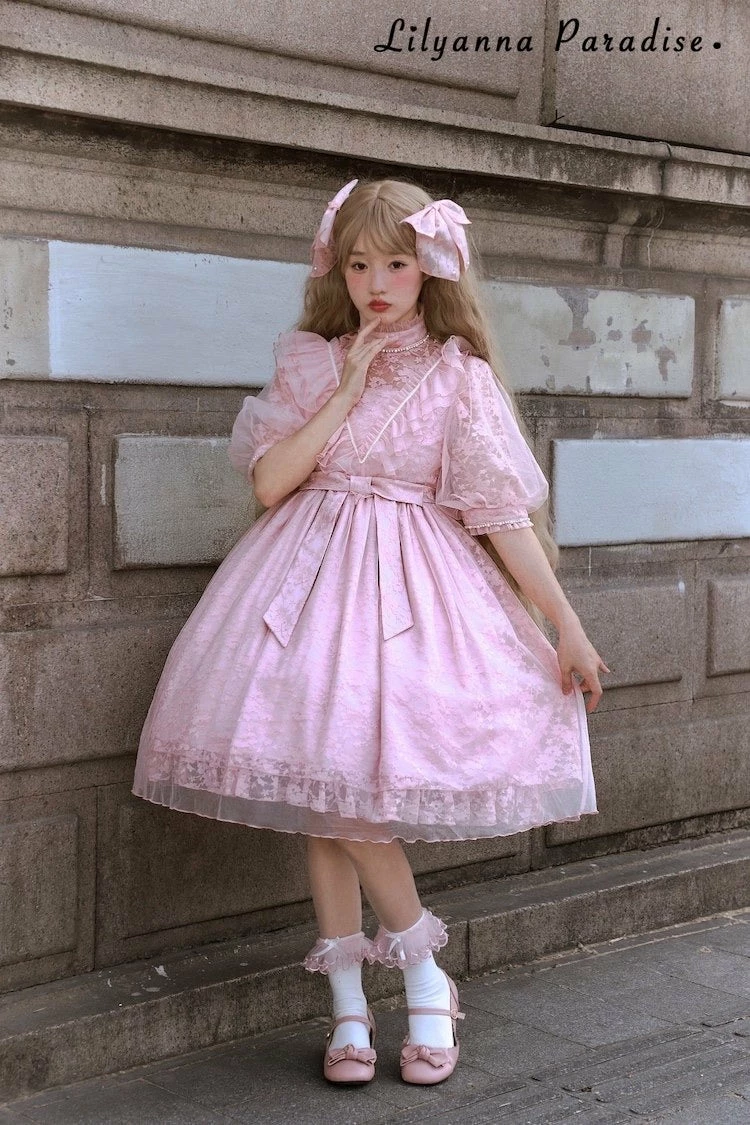 EverythingCuteClub To Tell You Lace Lolita Dress JSK / Lace Shirt 8 EverythingCuteClub To Tell You Lace Lolita Dress JSK / Lace Shirt