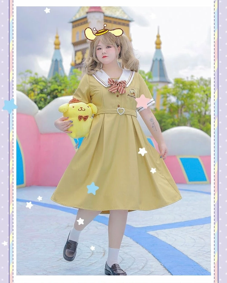 EverythingCuteClub Pre-order Plus Size More Kawaii Sanrio Cinnamoroll Uniform Style Dress 6 EverythingCuteClub Pre-order Plus Size More Kawaii Sanrio Cinnamoroll Uniform Style Dress